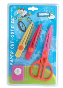 ŠKARJE LAMBO CIK-CAK SET L390