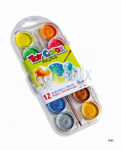 VODENE BARVICE TOY COLOR Z BLEŠČICAMI ART. 0767 1/12