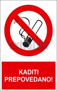 NALEPKA KADITI PREPOVEDANO RN179 200X150MM