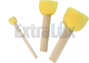 ČOPIČ IZ PENASTE GOBE V SETU FI 1,5/3,5/5 CM ART.029000001 1/3