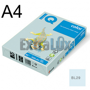 FOTOKOPIRNI PAPIR A4 160G IQ COLOR SVETLO MODER BL29-PASTEL 1/250