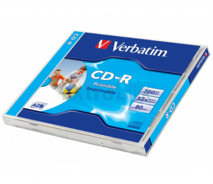 CD-R VERBATIM 700MB 80MIN 52X 700MB PRINTABLE 1/1