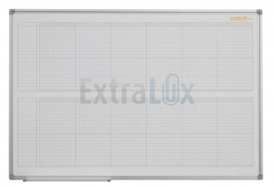 TABLA BELA STENSKA MAGNETNA 90X120 LETNI PLANER EUROKRAFT BASIC