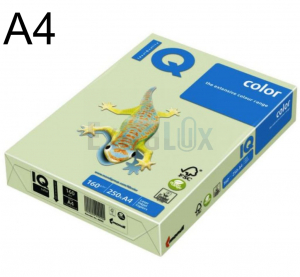 FOTOKOPIRNI PAPIR A4 160G IQ COLOR ZELEN GN27-PASTEL 1/250