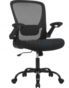 STOL PISARNIŠKI SONGMICS OBN37BKV2, ČRN