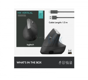MIŠKA LOGITECH CORDLESS MX VERTICAL BREZŽIČNA ERGONOMSKA (910-005448)