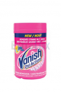 ČISTILO ZA ODSTRANJEVANJE MADEŽ VANISH OXI ACTION PINK PRAH 625G