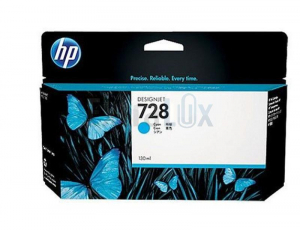 HP ČRNILO F9J67A CYAN ŠT.728  ZA DSJ T730, T830 130ml