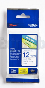 TRAK BROTHER P-TOUCH TZE-233 12MM MODRA NA BELEM