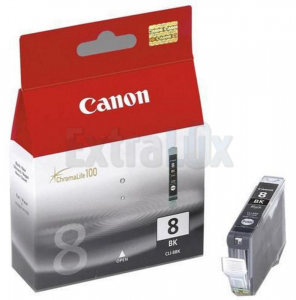 CANON ČRNILO CLI-8BK BLACK ZA IP4200/4300/5200/5300/6600D/6700D, PRO9000