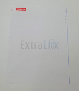 RAČUNALNIŠKI PAPIR BIANCO 234X12 1+0 1/2000 PETROL TISK 1/0