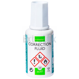 TEKOČINA KOREKTURNA 20ML Q-CONNECT BELA BELA 10 KOS/KRT