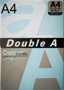 FOTOKOPIRNI PAPIR A4 80G DOUBLE A  SREDNJE MODER OCEAN PASTEL 1/500