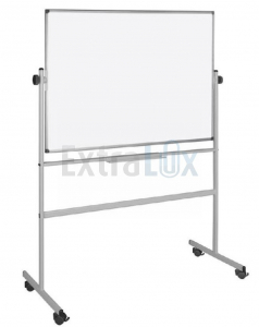 TABLA BELA NA STOJALU 120X120 BI-OFFICE VRTLJIVA BIQR0303