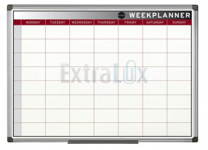 TABLA BELA STENSKA 60X90 BI-OFFICE TEDENSKI PLANER BIGA0333170