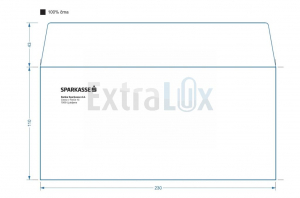 KUVERTA AMERIKANKA BO SI TD S TISKOM SPARKASSE 1/0