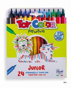 FLOMASTRI TOY COLOR ART. 028 JUNIOR KARTON 1/24
