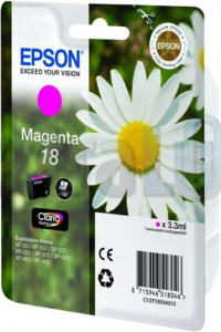 EPSON ČRNILO C13T18034010 MAGENTA ZA XP30/XP102/XP202/XP205...