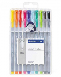 FLOMASTER STAEDTLER TRIPLUS FINELINER 334 SB10 1/10