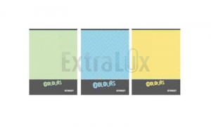 ZVEZEK A4 52L 80G ZA DISLEKTIKE COLOUR-SORTIRANO