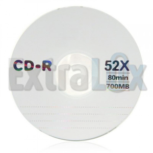 CD-R 700MB 80MIN 52X SLIM PRINTABLE 1/1