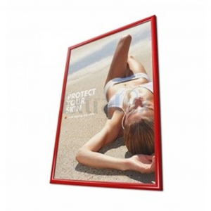 OKVIR 15MM A4 KLIP-KLAP IZ ALUMINIJA, RDEČI