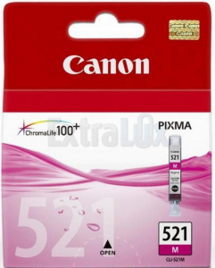 CANON ČRNILO CLI-521 MAGENTA ZA IP3600/4600, MP540/620