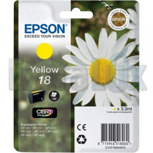 EPSON ČRNILO C13T18044010 YELLOW ZA XP30/XP102/XP*202/XP205...