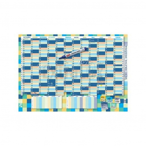 OBRAZEC 13,170 AKTA STENSKI ŠOLSKI PLANER PIŠI-BRIŠI S PISALOM 2025/26