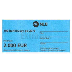 NLB-0032 PASICA ZA BANKOVCE PO 20 EVROV 200/1