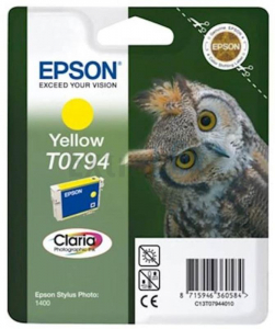 EPSON ČRNILO C13T07944010 YELLOW ZA STYLUS PHOTO 1400