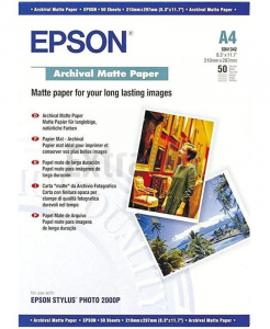 PAPIR FOTO A4 192G EPSON S041342 ARCHIVAL MATTE PAPER (008332) 1/50