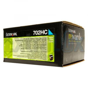 LEXMARK RAZPIS TONER 70C2HC0 ŠT.702HC ZA CS310/410/510 CYAN