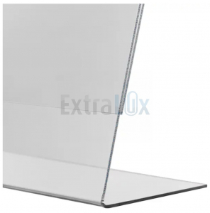 STOJALO NAMIZNO A4 L AKRILNO PLEKSI KLASSIK LEŽEČE PROZORNA