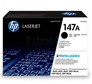 HP TONER W1470A BLACK ŠT.147A ZA LJ M611/M612/M635/M636 10,5K