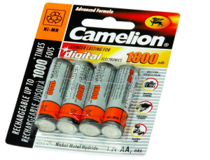 BATERIJA CAMELION POLNILNA AA/LR06 1,2V 1800 MAH 1/4