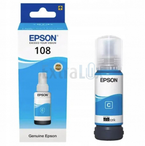 EPSON ČRNILO C13T09C24A ŠT. 108 CYAN ZA L8050