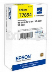 EPSON ČRNILO C13T789440 YELLOW XXL ZA WF5100/5110/5190/5600/5620/5690