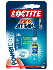 LEPILO LOCTITE SUPER ATTAK SEKUNDNO POWER GEL 3G