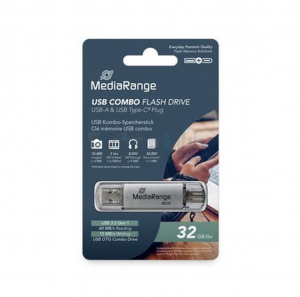 USB KLJUČ 32GB 3.2 DUO USB-A IN USB-C MEDIARANGE GEN1