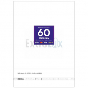 NLB-0006 NALEPKA NLB 60 OBROK.65X60 ENOST.