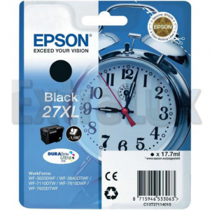 EPSON ČRNILO C13T27114012 27XL BLACK ZA WF-3620DWF/7110DTW/7610DWF