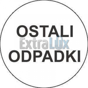 NALEPKA OSTALI ODPADKI RN2722 FI 250MM