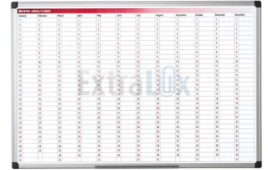 TABLA BELA STENSKA 60X90 BI-OFFICE LETNI PLANER BIGA0360170