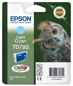 EPSON ČRNILO C13T07954010 LIGHT CYAN ZA STYLUS PHOTO 1400