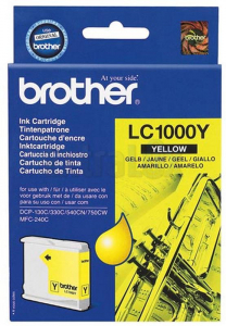 BROTHER ČRNILO LC-1000 YELLOW ZA DCP130, MFC240C