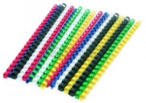 ŠPIRALA PVC 12MM BELA 1/100