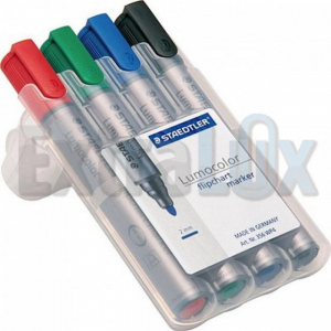 FLOMASTER STAEDTLER 356 FLIPCHART 2MM OKROGLA KONICA WP4 1/4