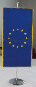 ZASTAVA NAMIZNA 12X24 SVILENA-EU (BREZ STOJALA)