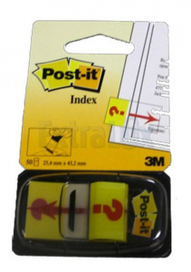 OZNAČEVALEC INDEX POST-IT 3M 680-32 25,4X43,2MM VPRAŠAJ